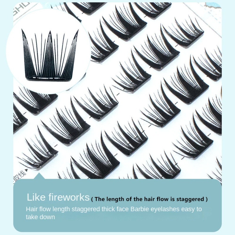 Eyelash Extension For Men - Modne, puszyste, samoprzylepne sztuczne rzęsy bez