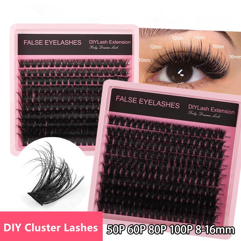 Eyelash Extension Salon - Kępki rzęs 8 do 16mm, skręt