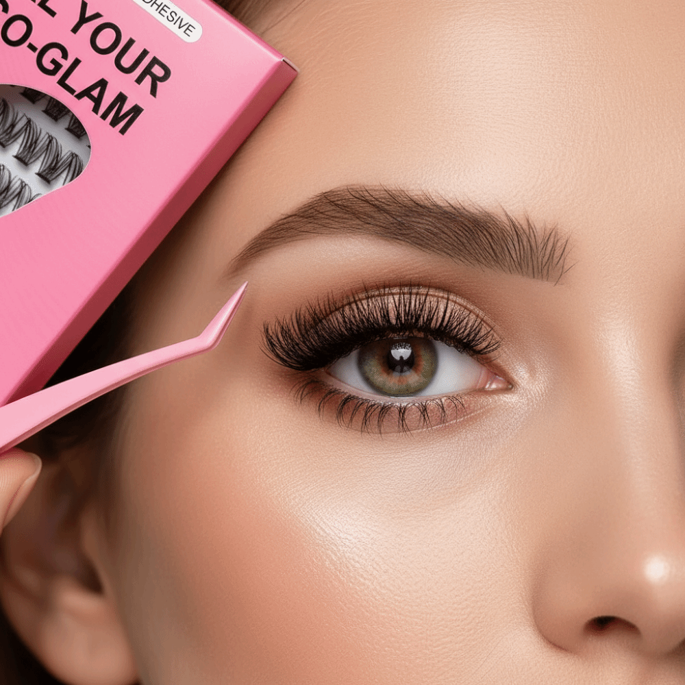 Lash Adhesive Glue - Naturalny wygląd, zestaw do samodzielnego przedłużania