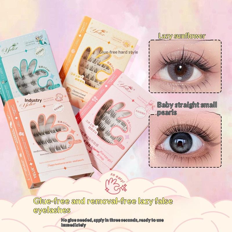 Lash Adhesive Glue - 7 rzędów samoprzylepnych rzęs bez kleju,