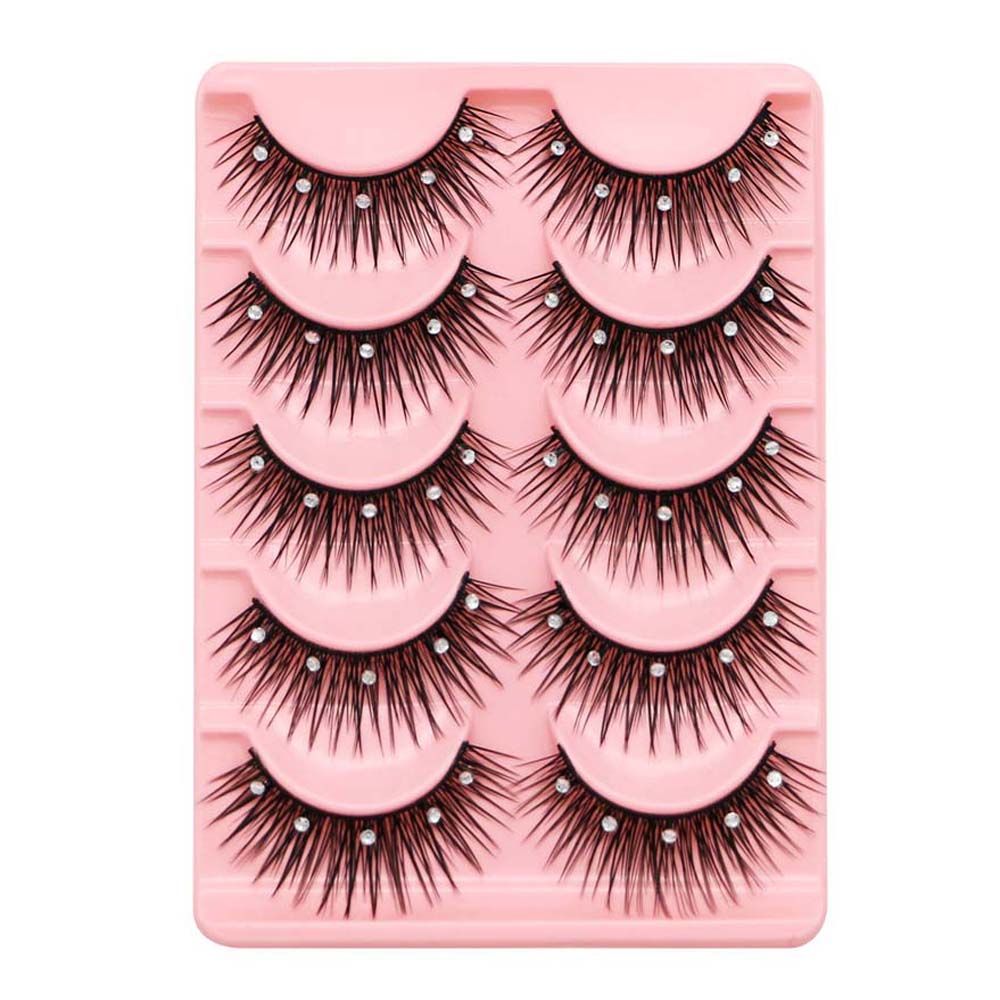 Eyelash Extension For Big Eyes - Narzędzie do makijażu Błyszczące cyrkonie Długotrwałe