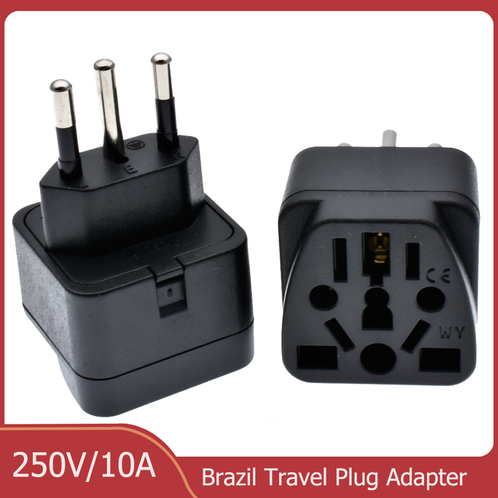 Eyelash Extension Uk - Uniwersalny adapter wtyczki brazylijskiej 3-pinowy adapter