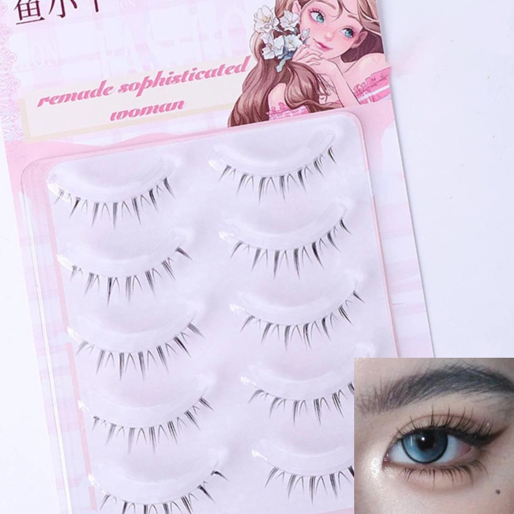 Eyelash Extension Korean Style - 5 Par Naturalnych Dolnych Rzęs z
