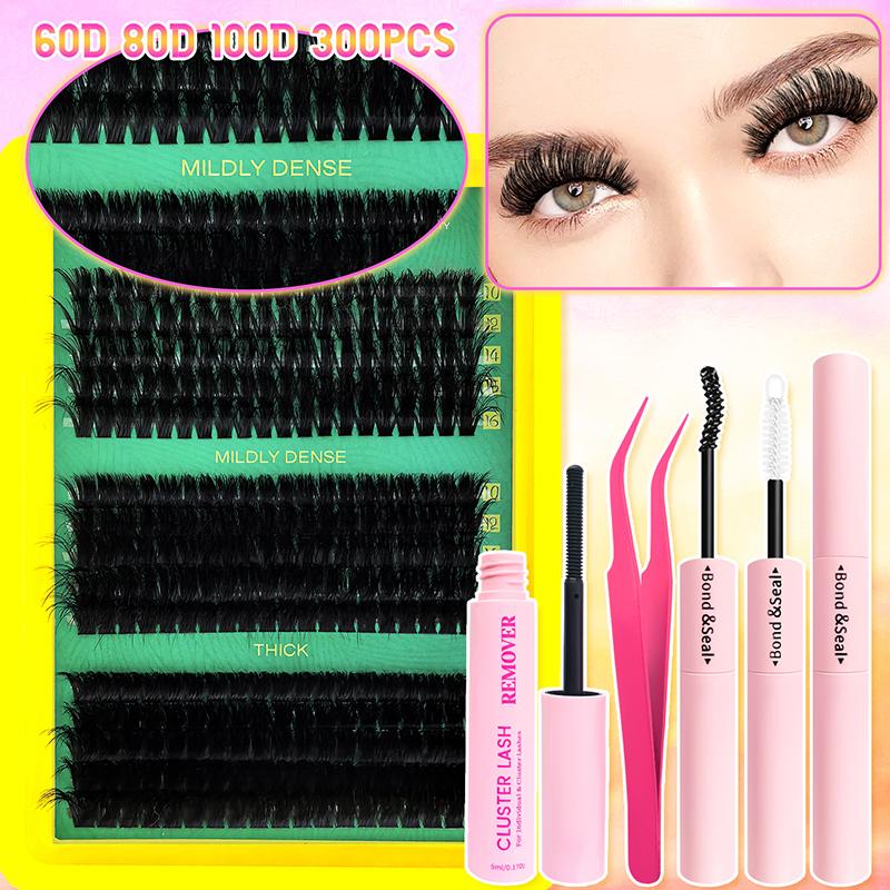 Individual Lash Tray - Zestaw rzęs w kępkach, rzęsy indywidualne,