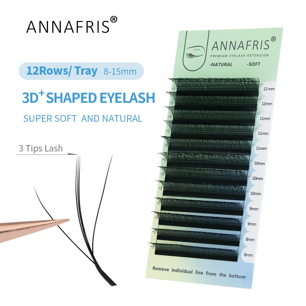 ANNAFRIS 3D W trzy rdzenie prz – Eyelash Extension Human Hair recenzja i cena
