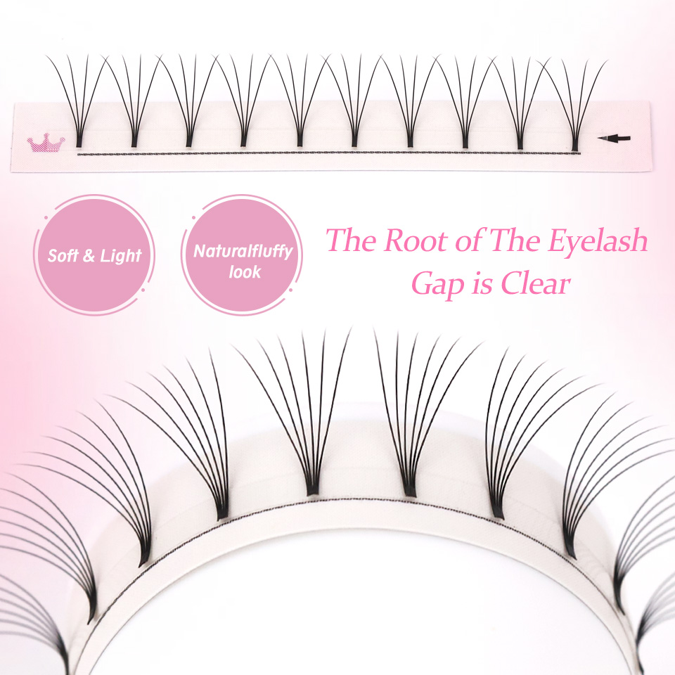 AGUUD Soft Natural Premade Vol – Eyelash Extension Human Hair recenzja i cena