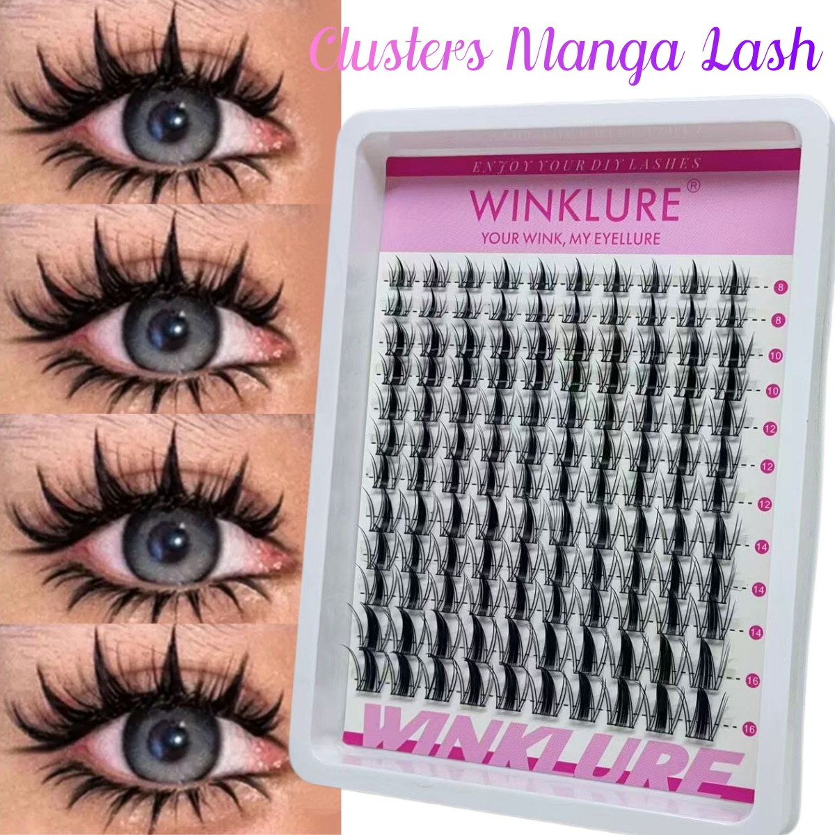 Zestaw Kępek Rzęs WINKLURE Man – Individual Lash Tray recenzja i cena