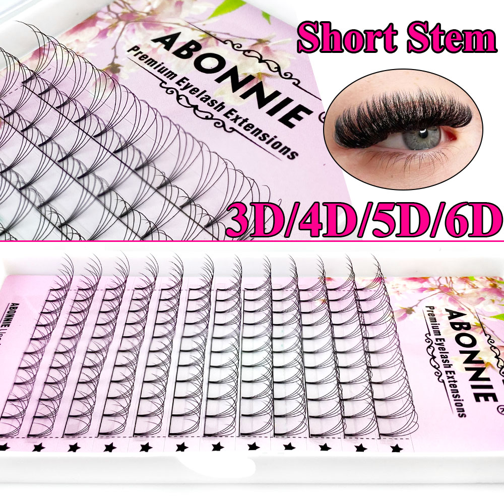 Abonnie 6D Wąskie Kępki Gotowe – Eyelash Extension Human Hair recenzja i cena