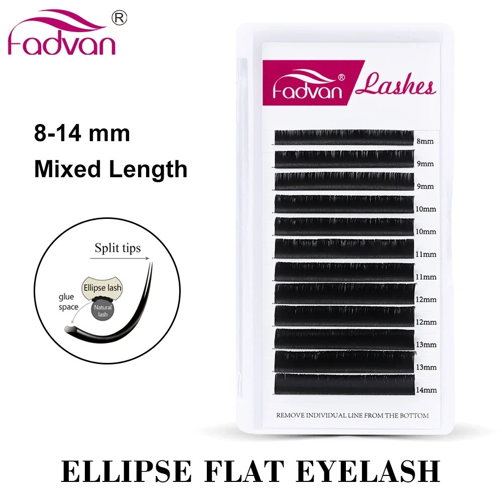 FADVAN elipsa płaskie C/D zakr – Eyelash Extension Permanent recenzja i cena