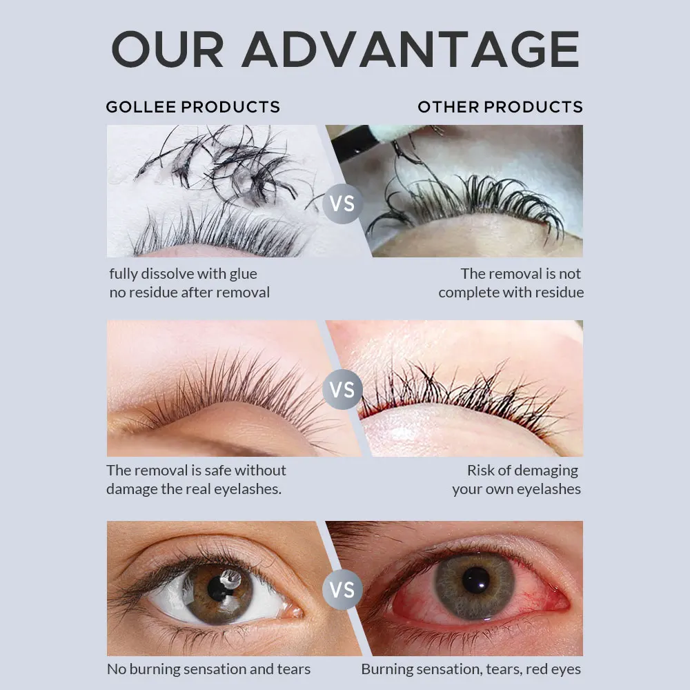 Gollee 5/10 szt. Profesjonalny – Lash Removal Cream recenzja i cena