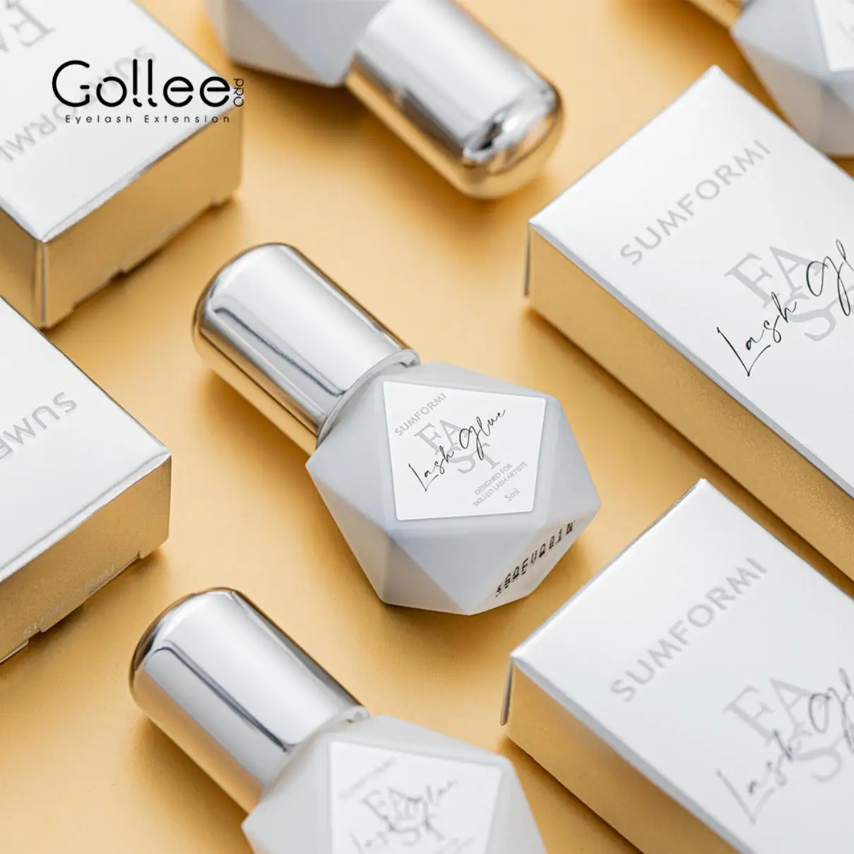 5 butelek kleju do rzęs bez po – Eyelash Extension Eye Irritation recenzja i cena