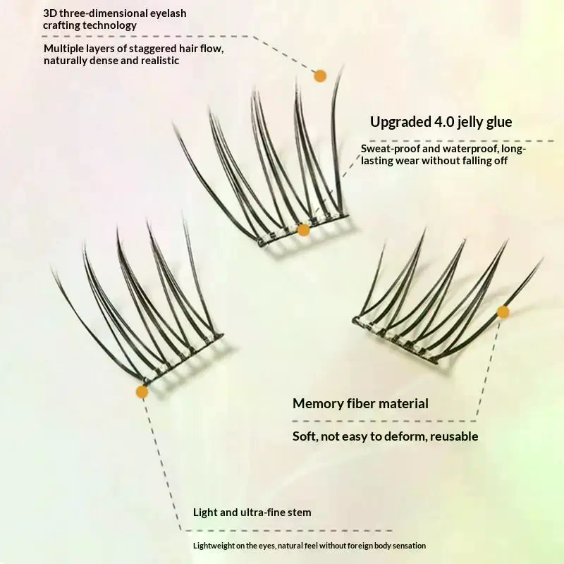 7 rzędów samoprzylepnych rzęs  – Lash Adhesive Glue recenzja i cena