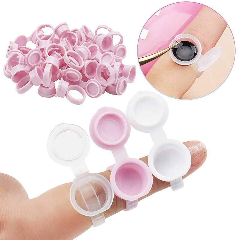 50 szt. Pojemnik na klej do pr – Eyelash Extension Permanent recenzja i cena